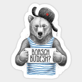 Borsch Budesh Sticker